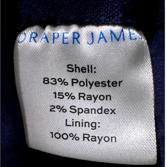 Draper James Navy Blue Belted Dress Shorts Women Large Wide Leg High Waist NWT - Picture 7 of 7